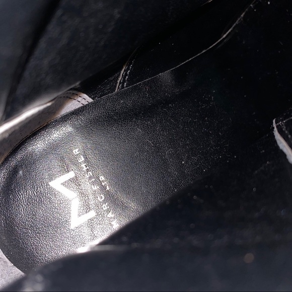 New! Marc Fisher Idaran Black Lug Sole Black Suede Hiker Boot 9M - Picture 10 of 14